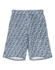 Fendi Kids bermuda in lino JMF531AUK2 F1I11 FENDI KIDS