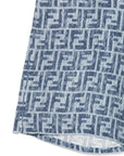 Fendi Kids bermuda in lino JMF531AUK2 F1I11 FENDI KIDS