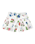 Shorts per bambina Monnalisa con stampa 11E4195673 0099 MONNALISA