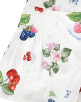 Shorts per bambina Monnalisa con stampa 11E4195673 0099 MONNALISA
