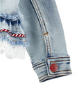 Monnalisa giacca in jeans 19E104NP5020 0062 MONNALISA