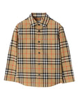 Camicia per bambino Burberry Kids in check 8117166 B9368 BURBERRY KIDS