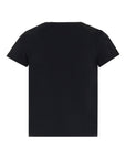T-shirt per bambina Moncler Enfant con ricamo L19548C0000989AT9 999 MONCLER ENFANT