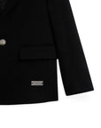Giacca per bambina Balmain Kids elegante BZ2H04J0371 930AG BALMAIN KIDS