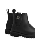 Stivaletti per bambina Dolce & Gabbana Kids in pelle DL0097A3M53 80999 DOLCE & GABBANA KIDS
