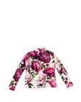 Lupetto per bambina Dolce & Gabbana Kids floreale L5JTLEG7QZU HF6FZ DOLCE & GABBANA KIDS