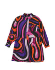 Abito per bambina Emlio Pucci Junior con stampa PZ1A90K0298 930FU EMILIO PUCCI JUNIOR