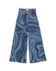 Jeans per bambina Emilio Pucci Junior gamba larga PZ6B20Z3664 620 EMILIO PUCCI JUNIOR