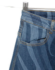 Jeans per bambina Emilio Pucci Junior gamba larga PZ6B20Z3664 620 EMILIO PUCCI JUNIOR