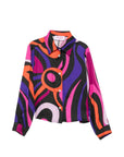 Camicia per bambina Emilio Pucci Junior con stampa PZ5A00K0298 930FU EMILIO PUCCI JUNIOR