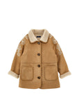 Giacca per bambina Ermanno Scervino Kids scamosciata Z9H1038093 0003 ERMANNO SCERVINO KIDS