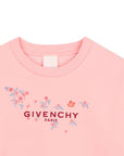 Felpa per bambina Givenchy Kids con stampa H31323 46G GIVENCHY KIDS