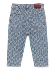 Jeans per neonato Gucci Kids GG jacquard 712648XDC6G 4266 GUCCI KIDS