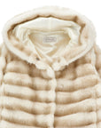 Pelliccia per bambina Monnalisa peluche 17H1018033 0001 MONNALISA