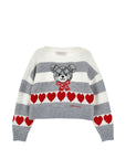 Maglione per bambina Monnalisa con orsetto 19H6068062 0132 MONNALISA