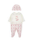 Set per neonata Monnalisa tutina 35H5108000 0191 MONNALISA