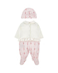 Set per neonata Monnalisa tutina 35H5108000 0191 MONNALISA