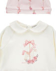 Set per neonata Monnalisa tutina 35H5108000 0191 MONNALISA