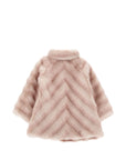 Cappotto per neonata Monnalisa pelliccia 37H1008033 0091 MONNALISA