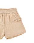 Shorts per neonata Monnalisa in velluto 37H4128852 003M MONNALISA