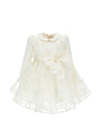 Abito per neonata Monnalisa in tulle ricamato 73H9058973 0001 MONNALISA
