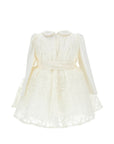 Abito per neonata Monnalisa in tulle ricamato 73H9058973 0001 MONNALISA