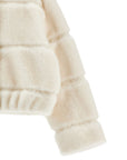 Bomber per bambina Monnalisa peluche 79H1038034 0001 MONNALISA