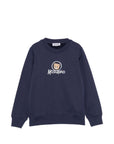 Felpa per bambino Moschino Kids con stampa HXF08VLCA83 40016 MOSCHINO KIDS
