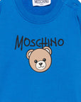 Felpa per neonato Moschino Kids con stampa MUF06HLCA83 40157 MOSCHINO KIDS