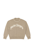 Maglione unisex Palm Angels Kids con logo F6PAJBJP146 1531 PALM ANGELS KIDS