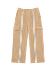 Pantaloni per bambino Palm Angels Kids in suede F6PAJBPA129 178 PALM ANGELS KIDS