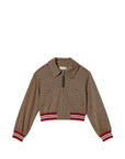 Giacca per bambina Twinset Kids pied de poule 262GJ2090 13819 TWINSET KIDS