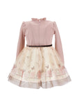 Abito per bambina Monnalisa con tulle - Ninna Nanna