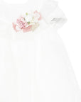 Abito per neonata Colorichiari con fiore - Ninna Nanna