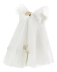 Abito per neonata Monnalisa con fiori - Ninna Nanna