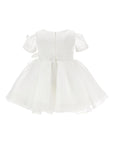 Abito per neonata Monnalisa organza - Ninna Nanna