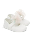 Ballerine per neonata Monnalisa con fiore - Ninna Nanna