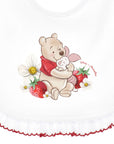 Bavaglino per neonata Monnalisa Winnie the Pooh - Ninna Nanna