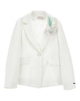 Blazer per bambina Monnalisa con fiore - Ninna Nanna