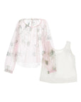 Blusa per bambina Monnalisa in tulle - Ninna Nanna
