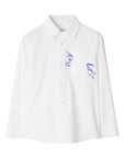 Burberry Kids camicia con logo - Ninna Nanna