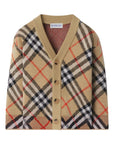 Burberry Kids cardigan in check - Ninna Nanna