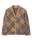 Burberry Kids cardigan in check - Ninna Nanna