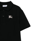 Burberry Kids polo con ricamo - Ninna Nanna