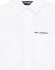 Camicia per bambina Karl Lagerfeld Kids con logo - Ninna Nanna
