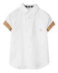 Camicia per bambino Burberry Kids con logo - Ninna Nanna
