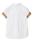 Camicia per bambino Burberry Kids con logo - Ninna Nanna