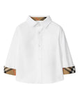 Camicia per neonato Burberry Kids con logo - Ninna Nanna
