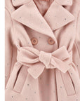 Cappotto per bambina Monnalisa con cintura - Ninna Nanna