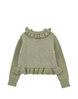 Cardigan per bambina Monnalisa con balze - Ninna Nanna